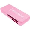 Считыватель флеш-карт Transcend USB 3.0/3.1 Gen 1 Pink (TS-RDF5R) - Изображение 1