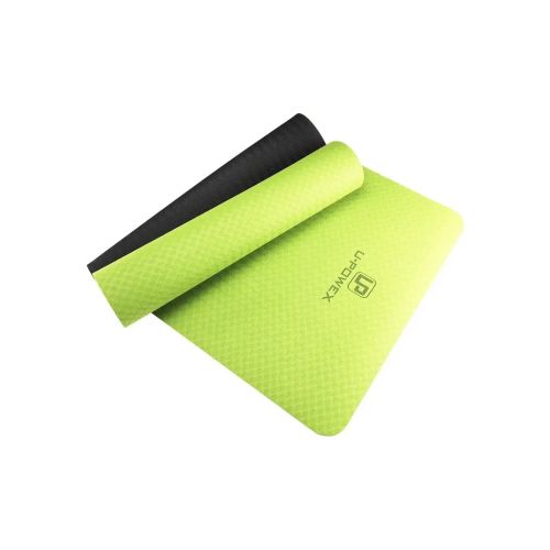 Килимок для йоги U-Powex Yoga mat Green/Black 183х61х0.6 (UP_1000_TPE_Gr/Black)