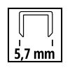 Скобы для строительного степлера Einhell 5.7х13мм, 3000шт. (4137850) - Изображение 1