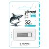USB флеш накопитель Wibrand 32GB Shark Silver USB 2.0 (WI2.0/SH32U4S) - Изображение 1