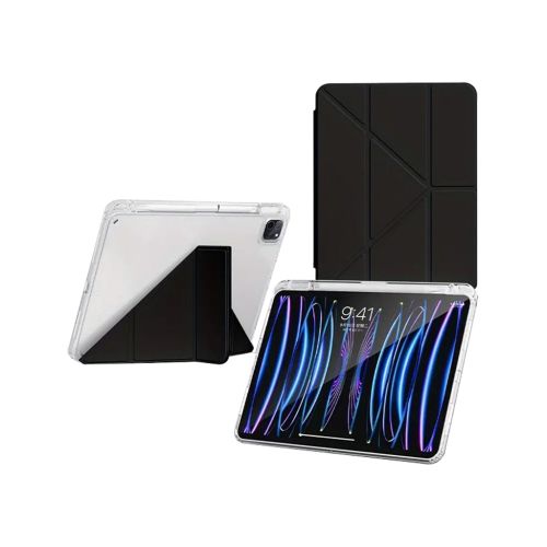 Чехол для планшета Armorstandart Ultra Slim Origami Transparent Apple iPad Pro 13 M4 2024 Black (711693)