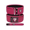 Атлетический пояс RDX RX1 Weight Lifting Belt Pink XS (WBS-RX1P-XS) - Изображение 3