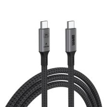Дата кабель USB-C to USB-C 1.0m USB4 40Gbps 240W 8K60Hz black Armorstandart (ARM81921) Дата кабель USB-C to USB-C 1.0m USB4 40Gbps 240W 8K60Hz black Armorstandart (ARM81921)
