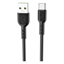 Дата кабель USB-C to USB-C 1.0m 5A Surge charging X33 black HOCO (6931474706119) Дата кабель USB-C to USB-C 1.0m 5A Surge charging X33 black HOCO (6931474706119)