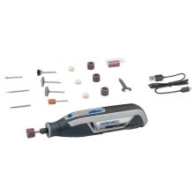 Гравер Dremel 7760-15 3.6V, 2Ah, 8000-25000об/мин, 15 насадок, 195см (F.013.776.0JA) Гравер Dremel 7760-15 3.6V, 2Ah, 8000-25000об/мин, 15 насадок, 195см (F.013.776.0JA)