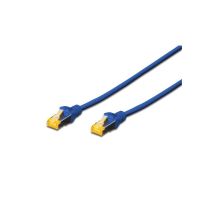 Патч-корд 3м CAT 6a S-FTP, AWG 26/7, Cu, PVC, black Digitus (DK-1644-A-030/BL)