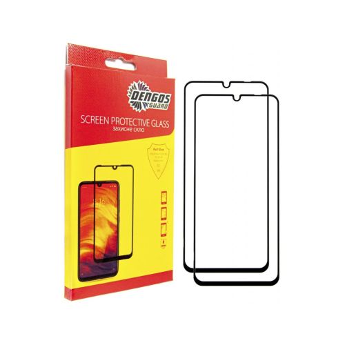 Скло захисне Dengos Samsung Galaxy A17 Black 2 pcs (DG-TG2P-82)