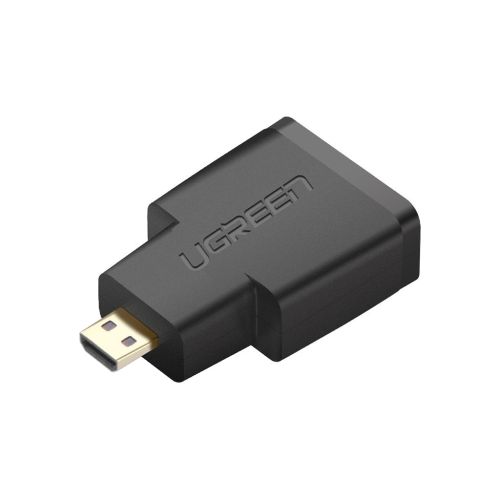 Переходник Micro HDMI M to HDMI F black Ugreen (20106)