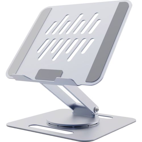 Подставка для ноутбука Gembird до 15.6, регулируемая, вращающаяся, алюминий (NBS-DR1-01)