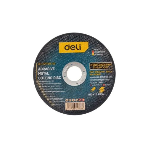 Круг відрізний Deli 125 x 1,0 мм (EDH-SZP125-E3)