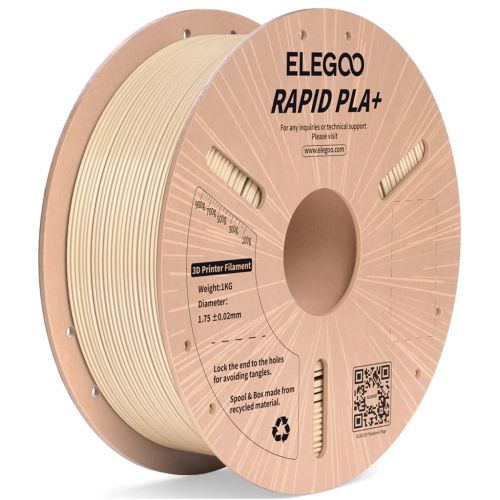 Пластик для 3D-принтера ELEGOO Rapid PLA Plus 1кг, 1.75мм, beige (50.203.0314)