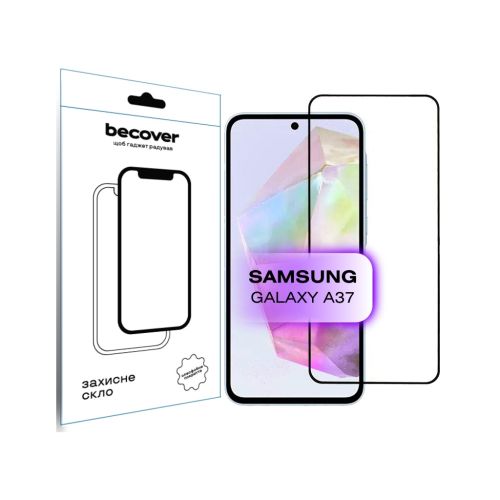 Скло захисне BeCover Samsung Galaxy A37 SM-A376 Black (714916)