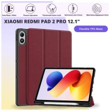 Чохол до планшета BeCover Flexible TPU Mate Xiaomi Redmi Pad 2 Pro 12.1 Red Wine (715610)