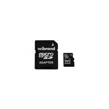 Карта памяти Wibrand 64GB mictoSD class 10 UHS-II (U3) V10 Read 80/Write 30 (WICDXU3/64GB-A)
