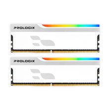 Модуль пам'яті для комп'ютера DDR4 32GB (2x16GB) 3200 MHz Onyx White RGB Prologix (PRO32GB3200YWR4K)