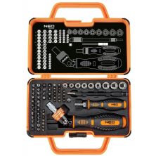 Набір інструментів Neo Tools с держателем, 69 ед. (06-116)