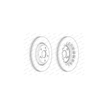 Тормозной диск FERODO DDF2268C