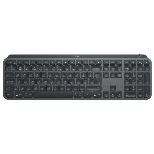 Клавіатура Logitech MX Keys Advanced for Business Wireless Illuminated UA Graphite (920-010251)