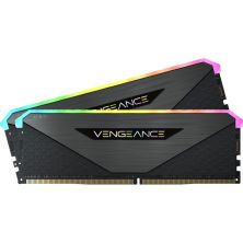 Модуль пам'яті для комп'ютера DDR5 64GB (2x32GB) 5600 MHz Vengeance RGB Black Corsair (CMH64GX5M2B5600C36)