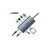 Концентратор Ugreen USB3.0 Type-C to USB 3.0x3/HDMI/RJ45/SDTF/PD CM121 (50538) - Зображення 2