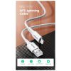 Дата кабель USB 2.0 AM to Lightning 1.0m US155 MFI White Ugreen (US155/20728) - Зображення 1