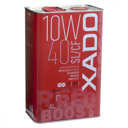 Моторна олива Xado 10W-40 SL/CF, Red Boost 4 л (ХА 26244)