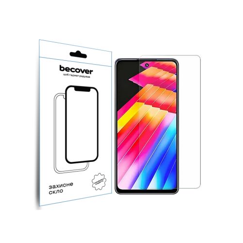 Стекло защитное BeCover Infinix Hot 30i NFC (X669D) 3D Crystal Clear Glass (709723)