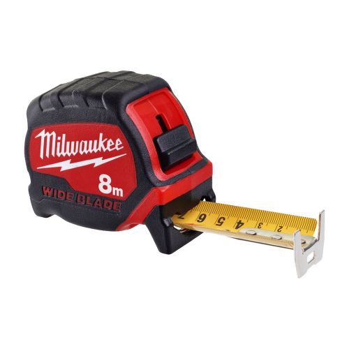 Рулетка Milwaukee WIDE BLADE, 8м 33мм (4932471816)