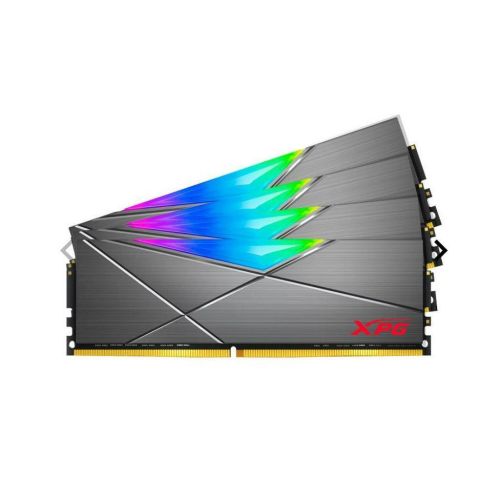 Модуль памяти для компьютера DDR4 32GB (4x8GB) 3600 MHz XPG SpectrixD50 RGB Tungsten Gray ADATA (AX4U36008G18I-QCTG50)