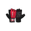 Рукавички для фітнесу RDX W1 Half Red S (WGA-W1HR-S) - Зображення 1