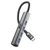 Концентратор Armorstandart USB-C to 4USB Grey (ARM69364) - Зображення 1