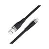 Дата кабель USB 2.0 AM to Micro 5P 1.0m 2.4A silicone X53 black HOCO (6931474738073) - Изображение 1