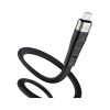 Дата кабель USB 2.0 AM to Micro 5P 1.0m 2.4A silicone X53 black HOCO (6931474738073) - Изображение 2