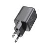 Зарядний пристрій HOCO N40 Mighty USB-C PD20W Black (6942007616966) - Зображення 1