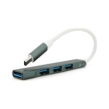 Концентратор Voltronic USB-C 4xUSB 3.0 0.1m black (YT-TC3H4-B)