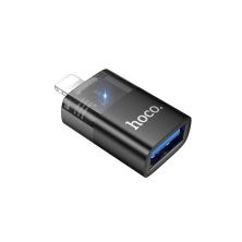 Переходник OTG USB 3.0 AF to Lightning Black HOCO (6942007647151)