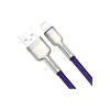 Дата кабель USB 2.0 AM to Lightning 2.0m 2.4A metal purple Baseus (CALJK-B05) - Зображення 1