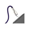 Дата кабель USB 2.0 AM to Lightning 2.0m 2.4A metal purple Baseus (CALJK-B05) - Зображення 2