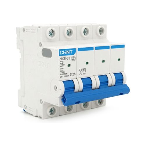 Автоматический выключатель CHINT NXB-63-4P-C6