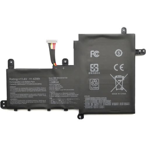 Акумулятор до ноутбука Asus VivoBook S530 B31N1729, 3653mAh (42Wh), 3cell, 11.4V AlSoft (A71166)