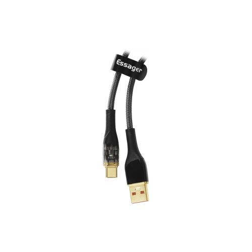 Дата кабель USB 2.0 AM to USB-C 1.0m 7A black Essager (EXCT-XJ01-P)