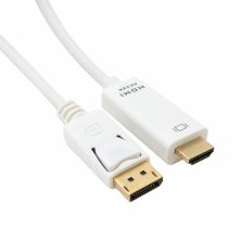 Кабель мультимедійний DisplayPort to HDMI 2.0m Extradigital (KBD1669)