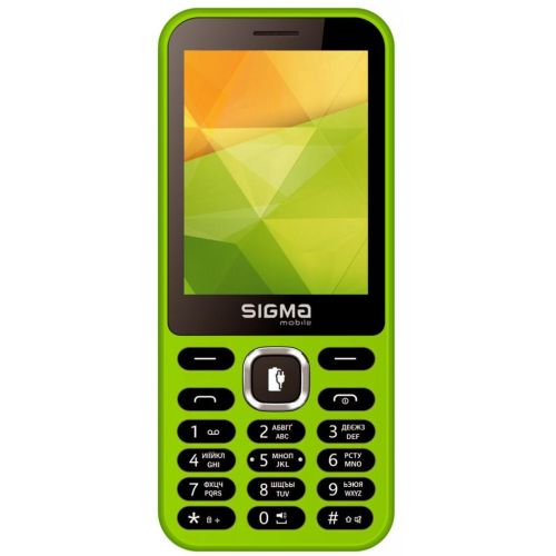 Мобильный телефон Sigma X-style 31 Power Green (4827798854785)