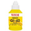 Чорнило WWM Canon GI-40 для G5040/G6040 190г Yellow (KeyLock) (G40Y) - Зображення 1