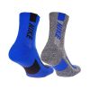 Шкарпетки Nike U NK MLTPLIER ANKLE 2PR - 144 SX7556-937 38-42 2 пари Сірий/Синій (196153841284) - Зображення 1