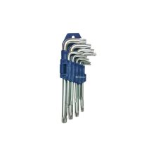 Ключ Стандарт TORX Г-образный с отверстием 9шт. (TKS0901)