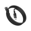 Дата кабель USB-C M to USB-C F extension 1.2m U107 black HOCO (6931474789990) - Изображение 3