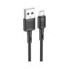 Дата кабель USB 2.0 AM to Micro 5P 1.0m 2.4A PVC X83 black HOCO (6931474770882) - Изображение 1