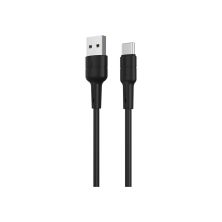 Дата кабель USB 2.0 AM to USB-C 1.0m 3A silicone BX30 black BOROFONE (6931474706928) Дата кабель USB 2.0 AM to USB-C 1.0m 3A silicone BX30 black BOROFONE (6931474706928)