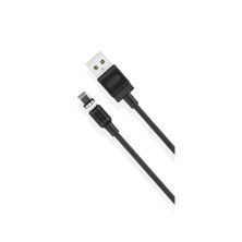 Дата кабель USB 2.0 AM to Lightning 1.0m 2.1A magnetic pvc black XO (NB187-L-1-BK) Дата кабель USB 2.0 AM to Lightning 1.0m 2.1A magnetic pvc black XO (NB187-L-1-BK)